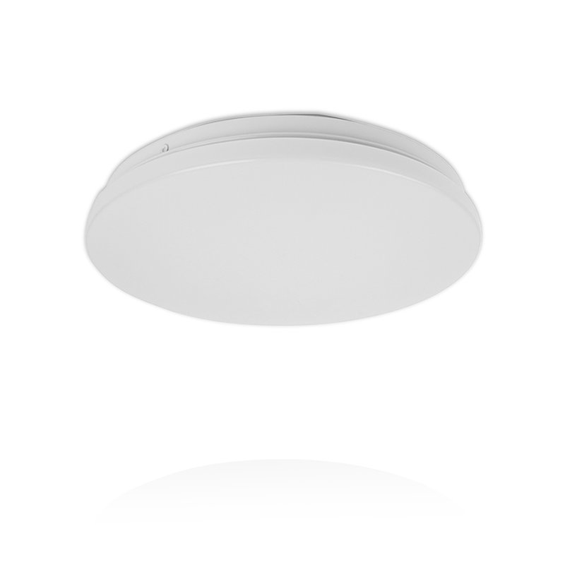 LED Plafondlamp – 12W vervangt 90W – 4000K 840 – 255x55mm – Wit – Rond