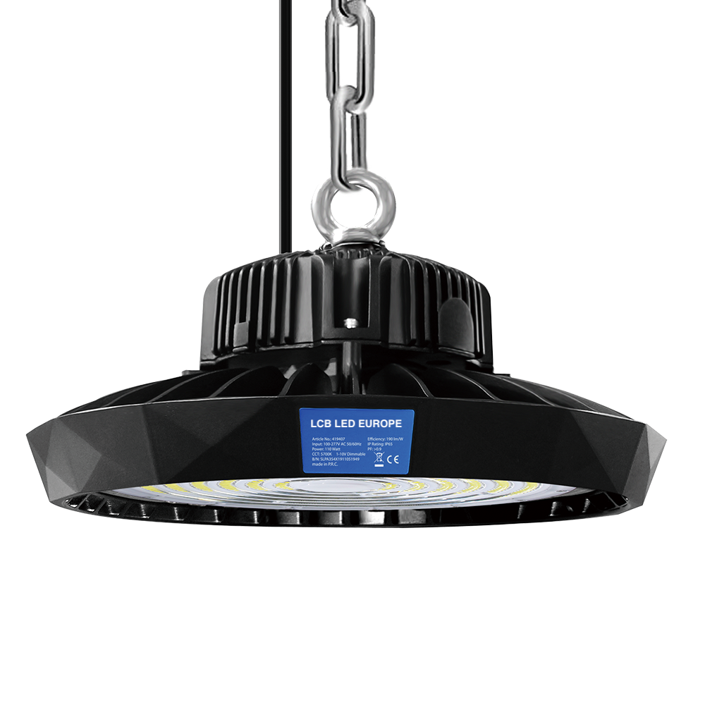 LED UFO High Bay – 110W 190lm p/w – 20.900 Lumen – 5000K – Max High Lumen – 5 jaar garantie