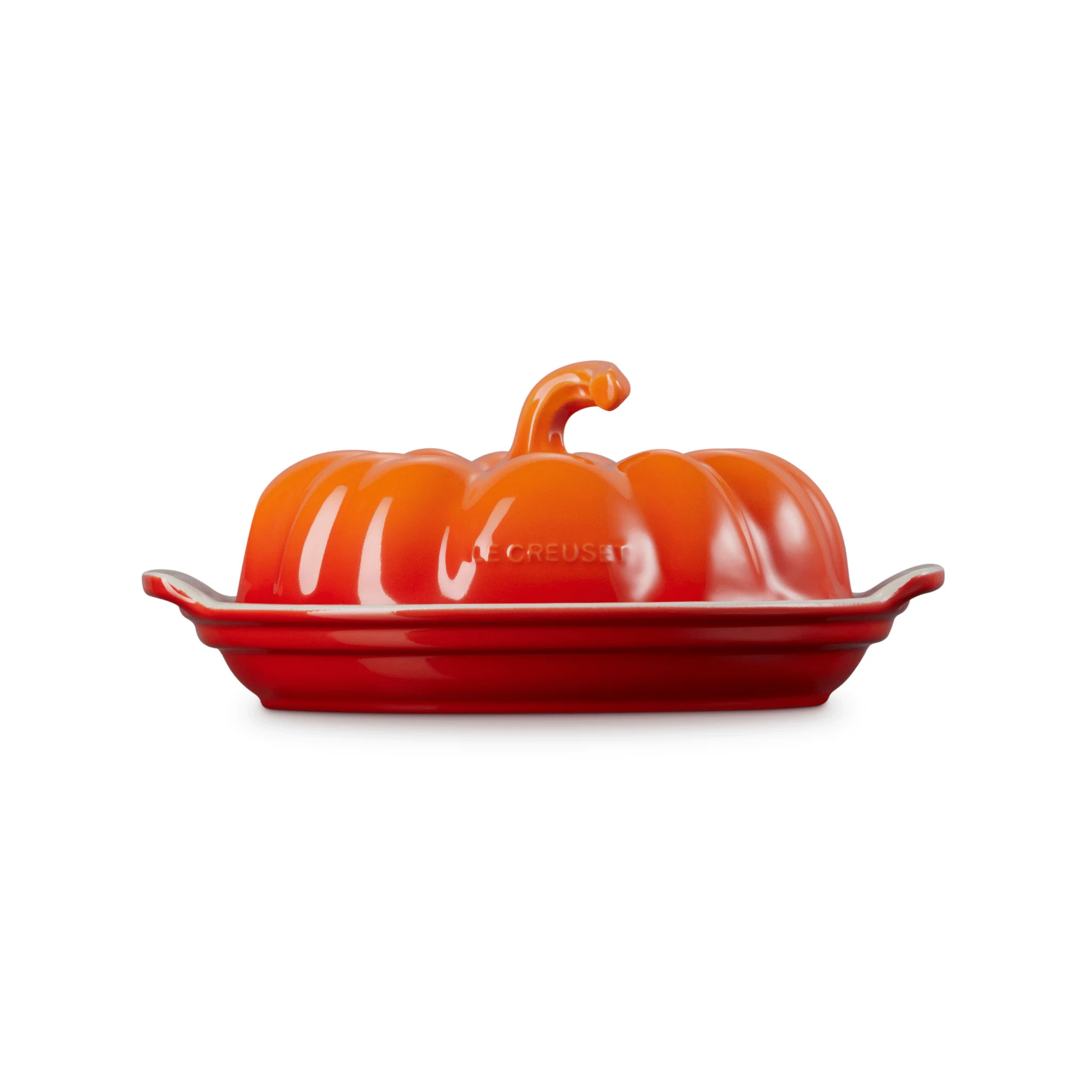 Le Creuset – Butter Dish Pumpkin Orange-Red