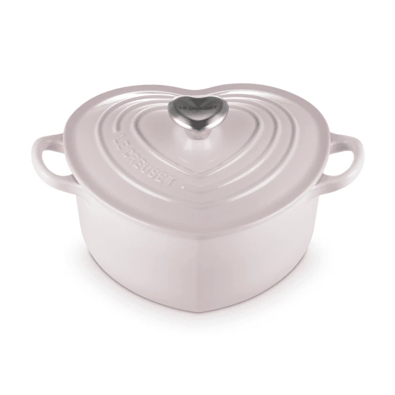 Le Creuset – Heart-shaped Dutch Oven – Shell Pink – 20 cm
