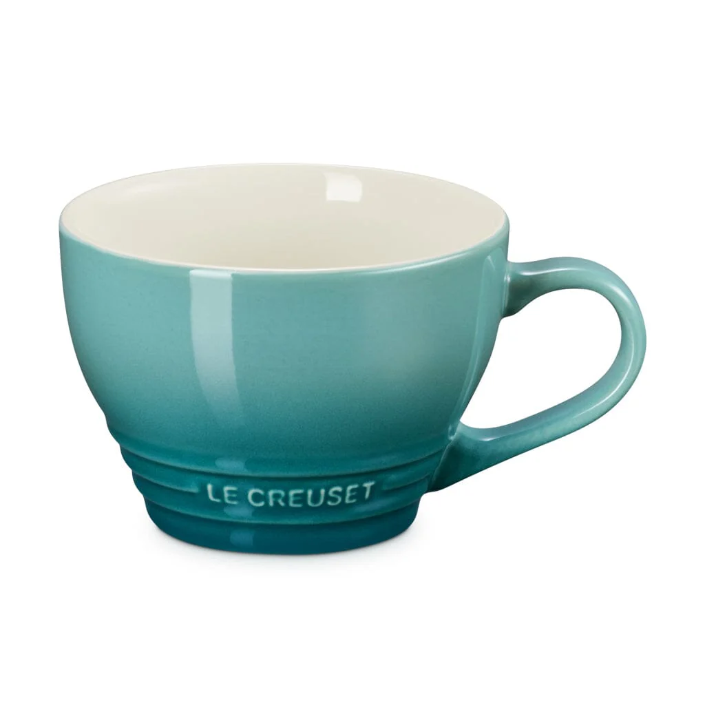 Le Creuset – Large Cappuccino Mug Riviera Blue 0.4l