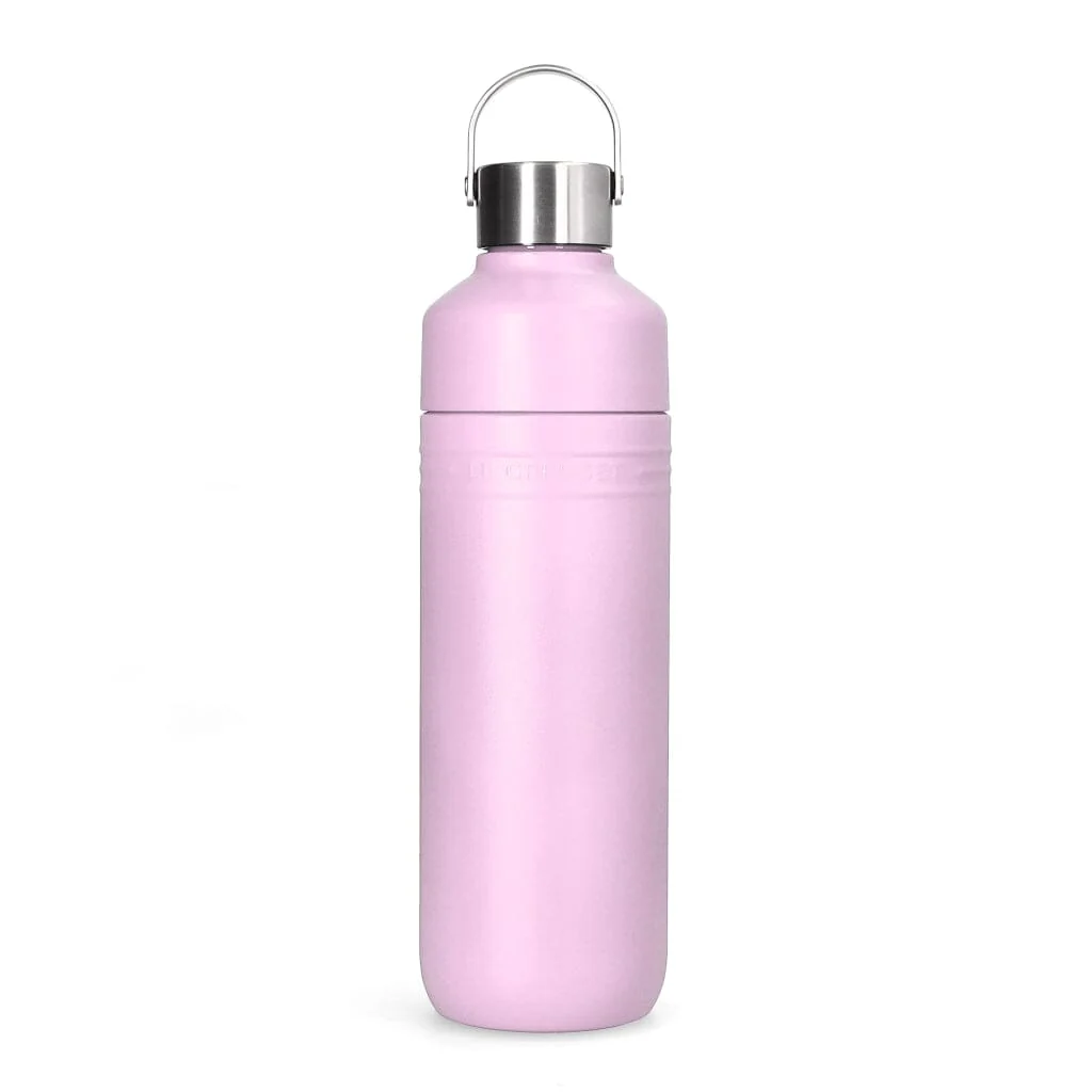 Le Creuset – On The Go Drinking Bottle 1L Shell Pink