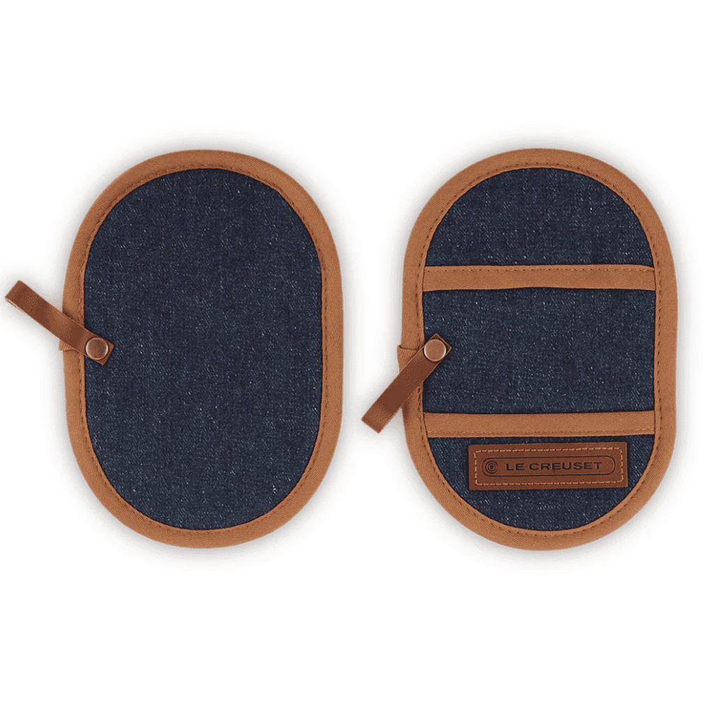 Le Creuset – Potholders set of 2 Denim 18×12.5cm