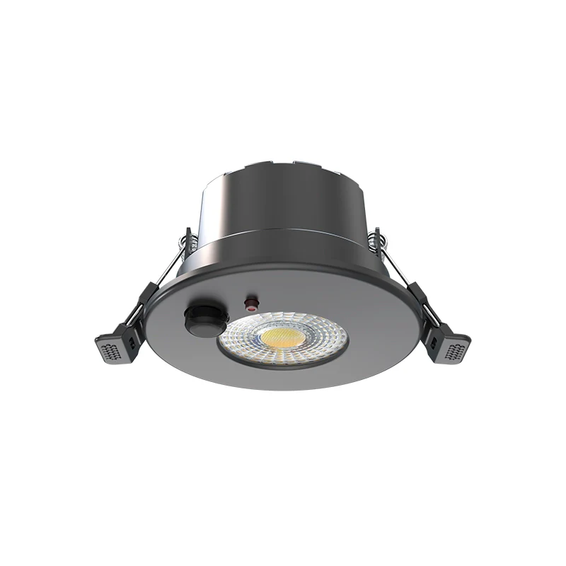 Inbouwspot Odessa | 6W | Dimbaar | Zwart | CCT-Switch | IP65 | Met Sensor