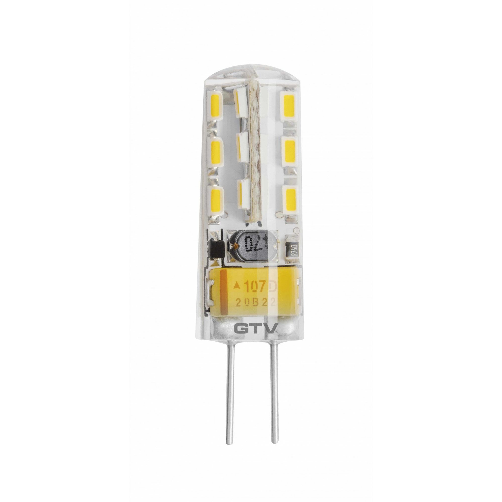 LED G4 – 2W vervangt 20W – 3000K warm wit licht – 37x13mm