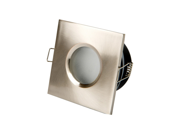 OP=OP LED Inbouwspot IP65 – Zaagmaat 70-74mm – Buitenmaat 83x83mm – GU10 aanlsluiting