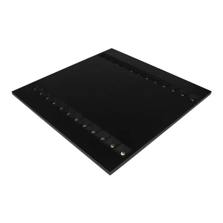 LED Paneel 60X60CM UGR16 Louvre – Aluminum Mat Zwart –  27.5W 4000Lm – 4000K 840 Koel Wit |  IP20