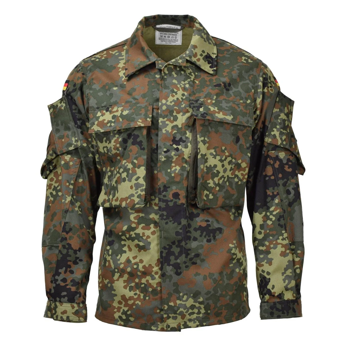 Leo Kohler Militaire gevecht Flecktarn Camo Tactical Shirts Army Forces Troops