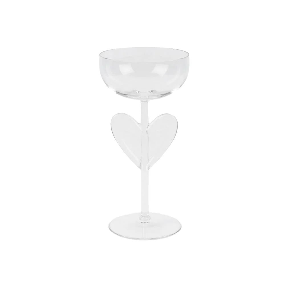 Spoon Club – Chamapgne Coupe – Heart – Transparent