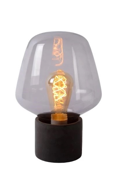 BECKY – Tafellamp – Ø 20 cm – 1xE27 – Fumé