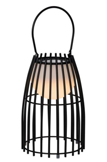 FJARA – Tafellamp Buiten – Ø 17,5 cm – LED Dimb. – 1×0,3W 3200K – IP44 – Zwart
