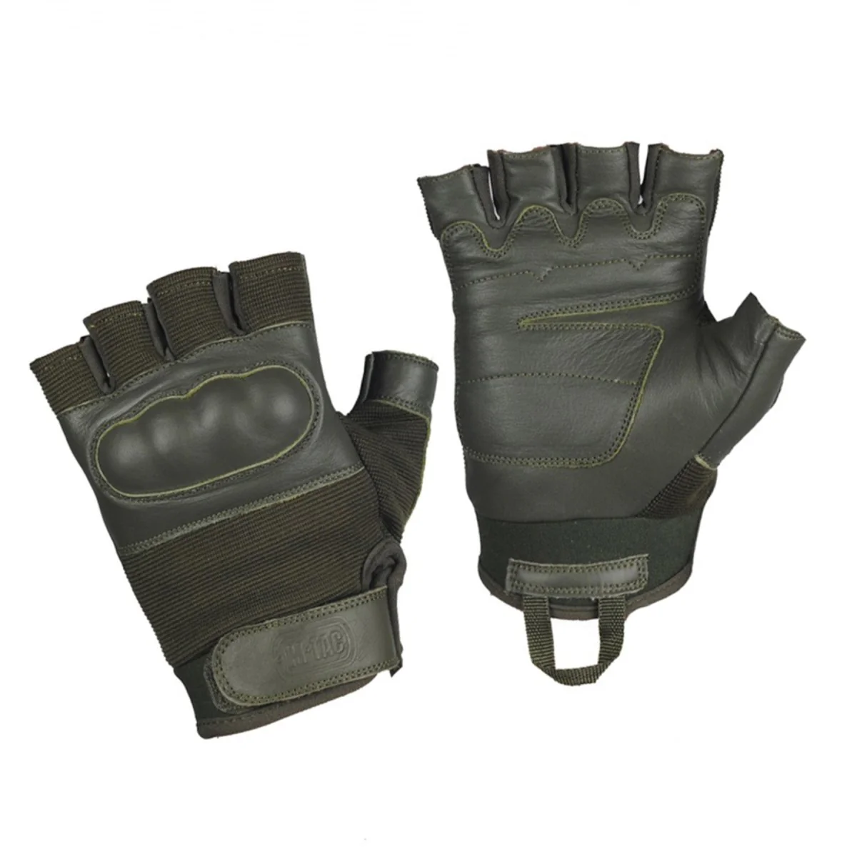 M-TAC Assault Tactische Mk. 4 Vingerloze Handschoenen Knuckles Demping Pads Olijf