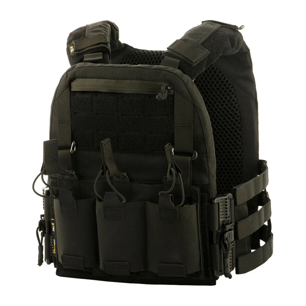 M-TAC Cuirass QRS Tactische Plaatdrager Cordura Quick Release-systeem Zwart