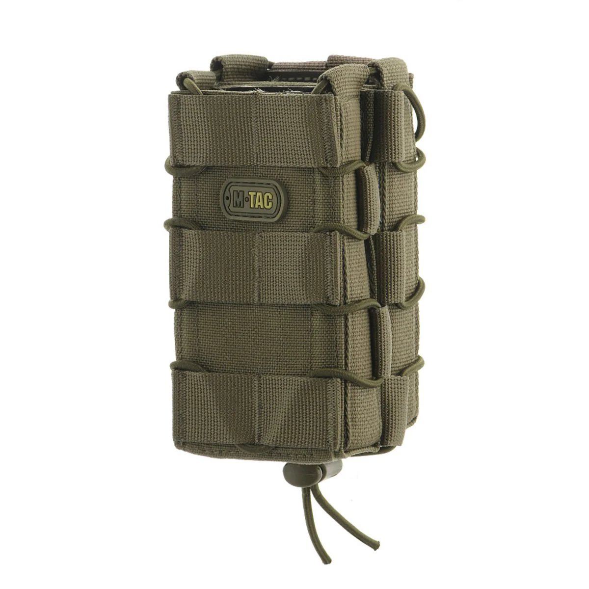 M-TAC Open dubbele magazijntas, antislip rubberen tactische cordura olijf