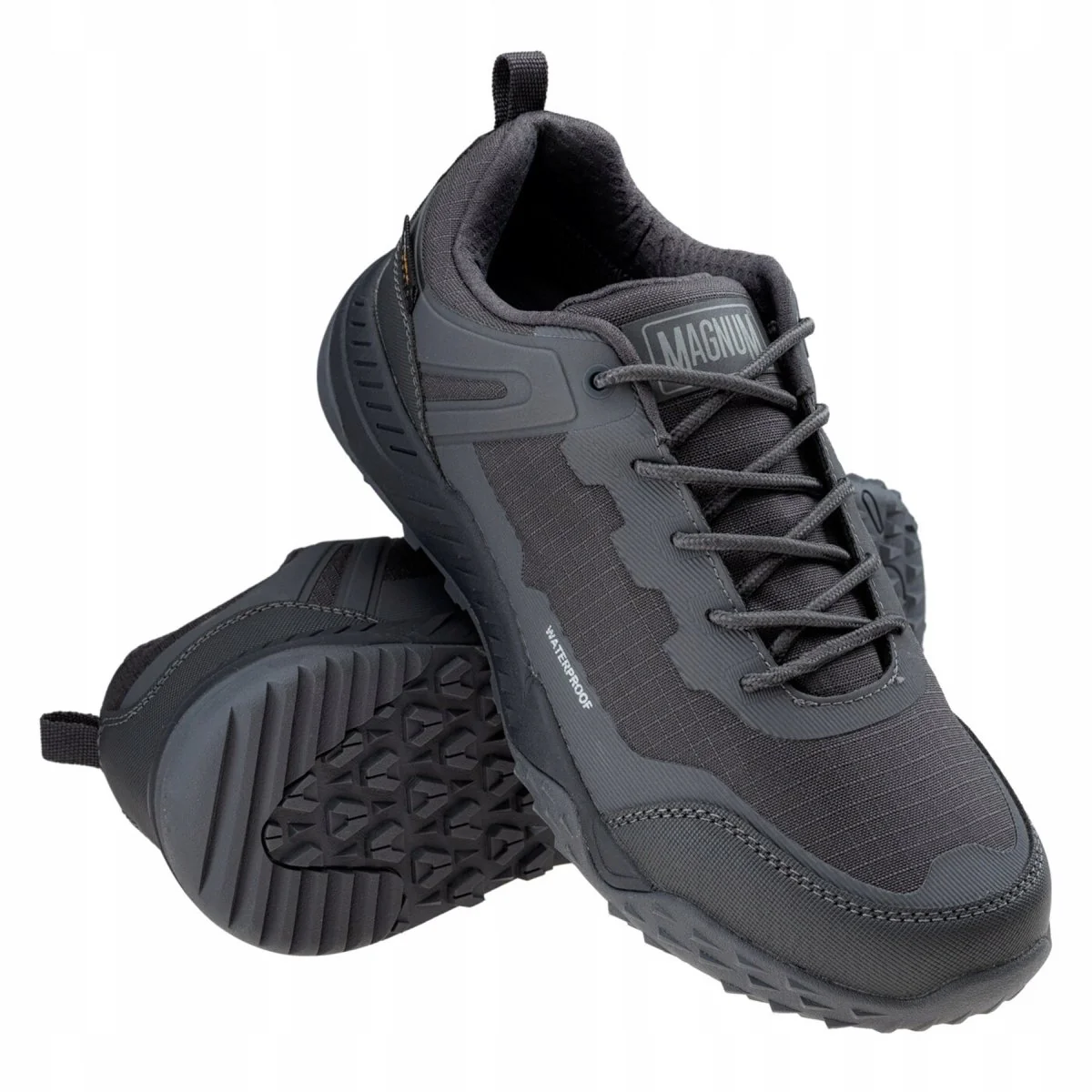 Magnum Bondsteel Low WP Wandelschoenen Waterdicht Schokabsorberend Hi Poly Zwart