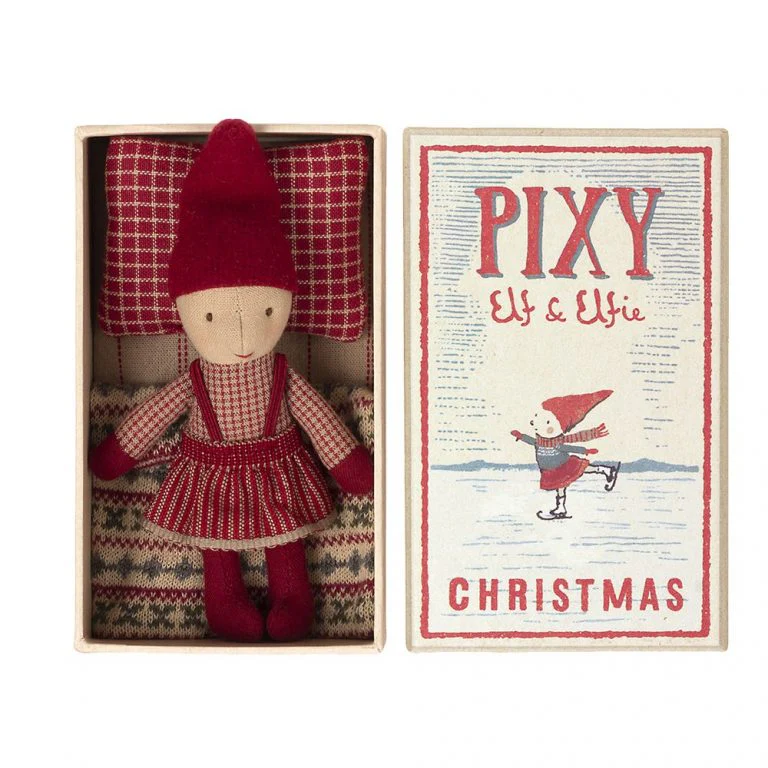 Maileg – Pixy elf – Meisje in lucifersdoosje.