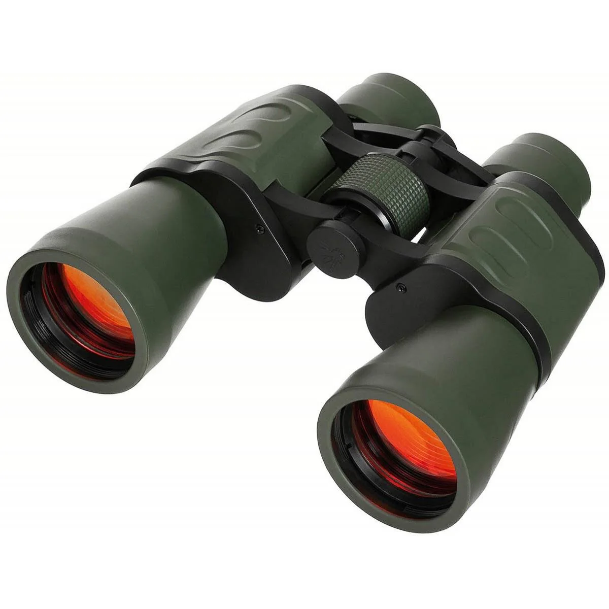 MFH 10×50 militaire tactische verrekijker BAK4 Ruby lens opvouwbaar OD groen