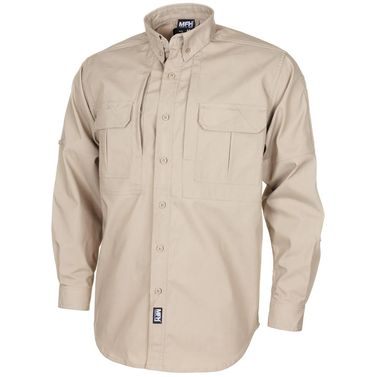 MFH merk militaire stijl shirts kaki tactische ripstop lichtgewicht teflon gecoat