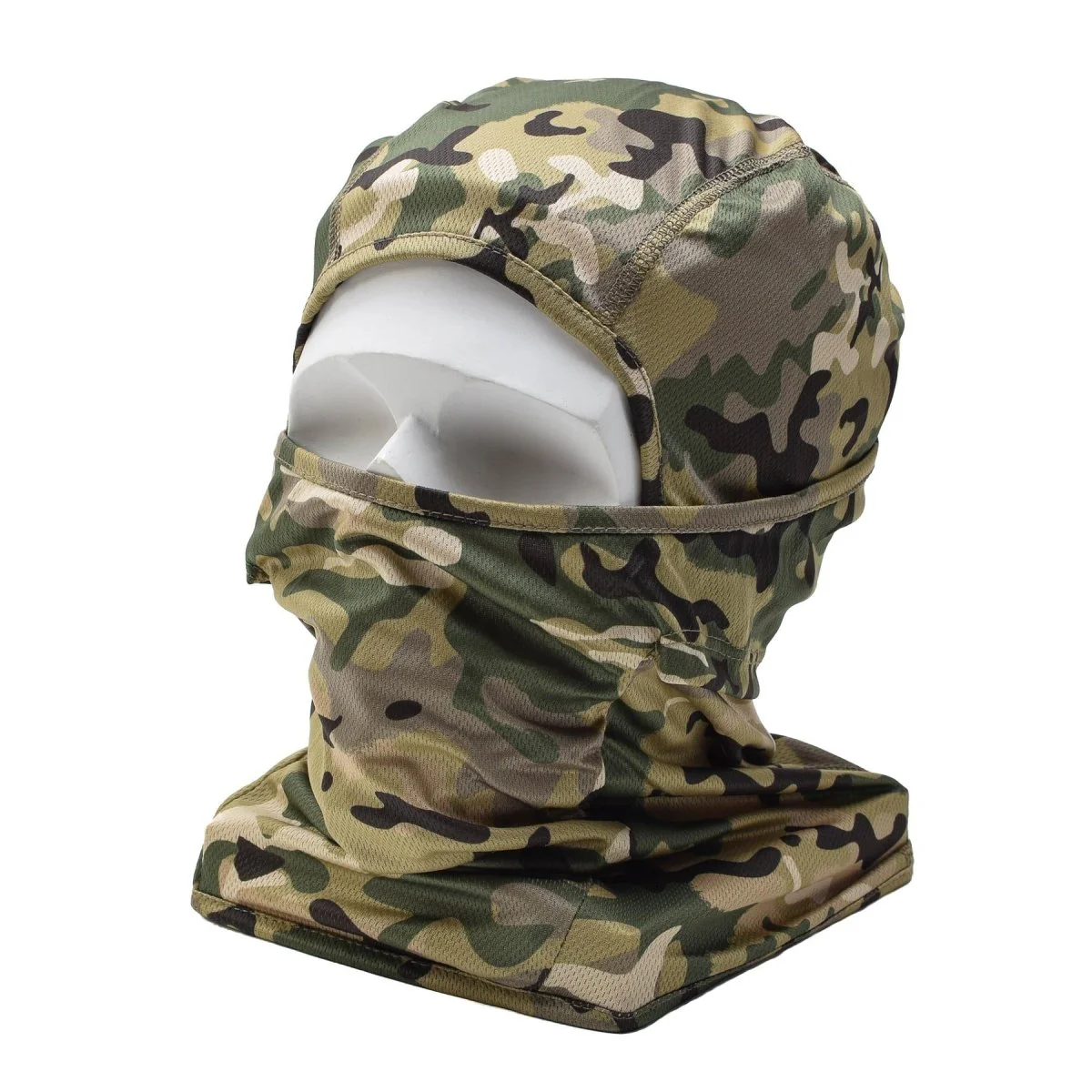 MFH Brand Mission Operation Camo Balaclava Lichtgewicht Tactisch gevechtsmasker Nieuw