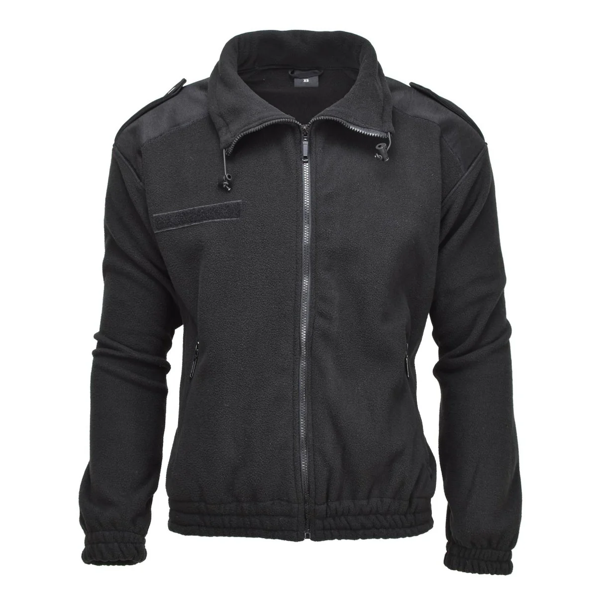 Mil-Tec Army Style Fleece Pullover Cold Weather Jacket Sportswear Sweater Zwart