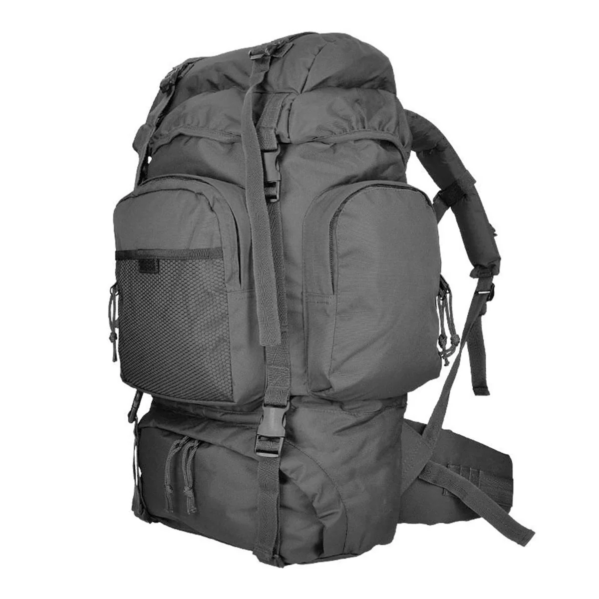 Mil-Tec Commando RUCKSACK Duurzaam 55L waterdichte deksel trekking rugzak zwart