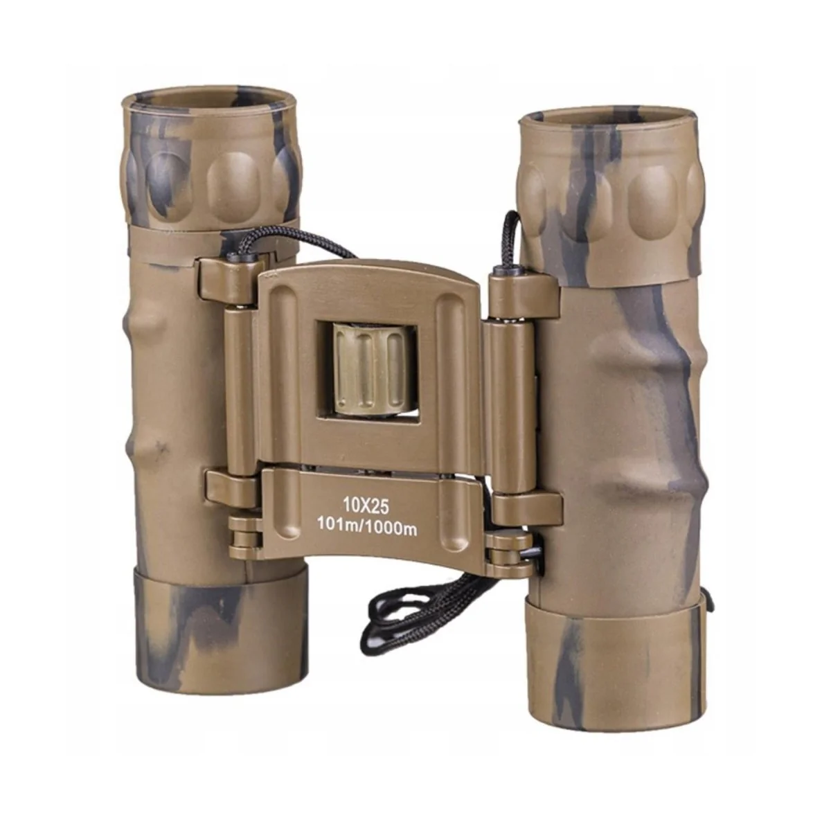 Mil-Tec Gen II Inkapsibele Binocuals 10×25 Diopter Fine Tuning Pouch Desert