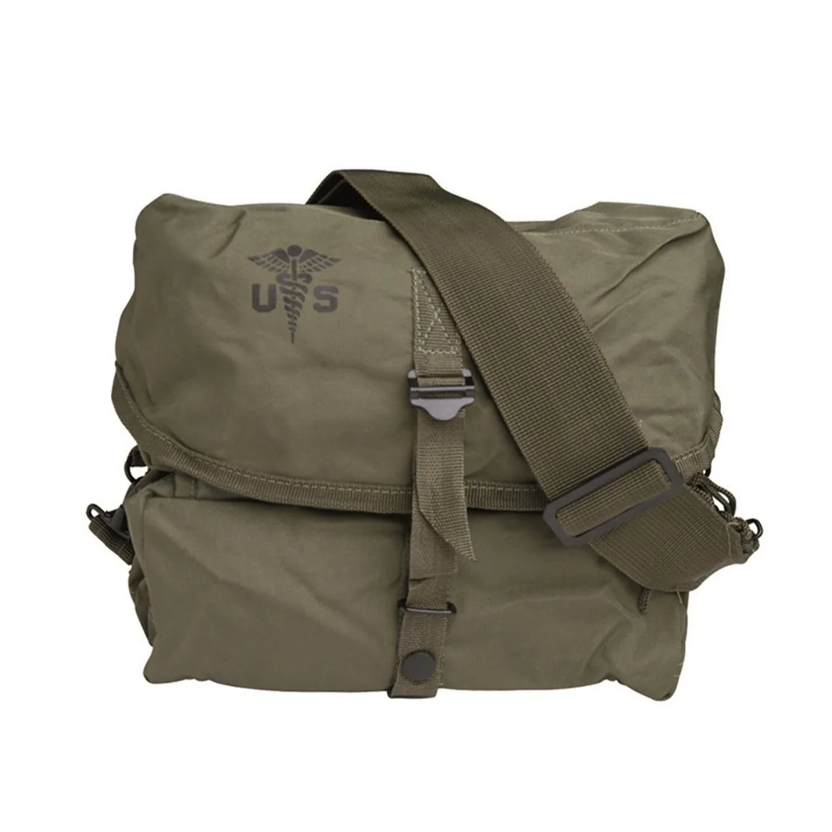 MIL-TEC Medical Bag Kit 7L Main Pocket 2 Way Zippers Verstelbare Strap Olive