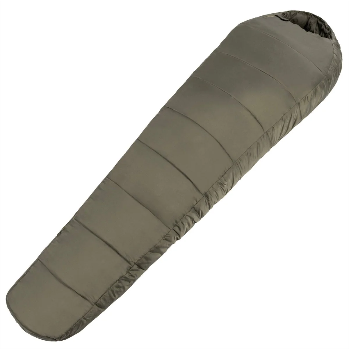 Mil-Tec Mummy Sleeping Bag 230 cm Warm 3D Hollowfibre Compressiebag Olijf