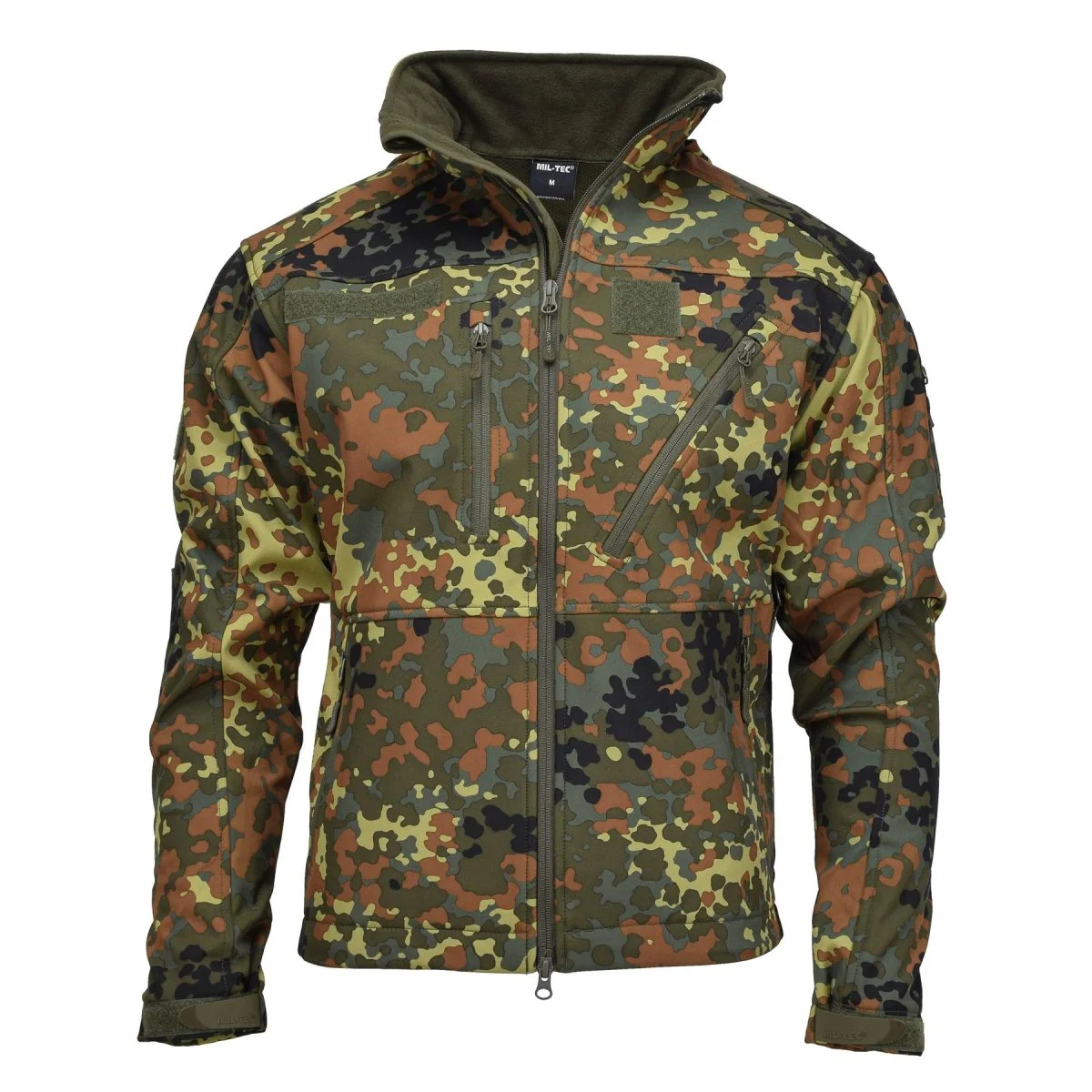 MIL-TEC Softshell Jacket SCU 14 Duitse Flecktran Camo Outdoor Wanding Outerwear