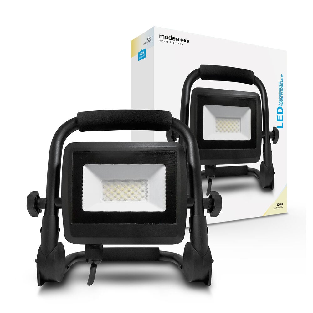 LED Bouwlamp – 10W 1300lm – 4000K 840 – met 150cm aansluitsnoer