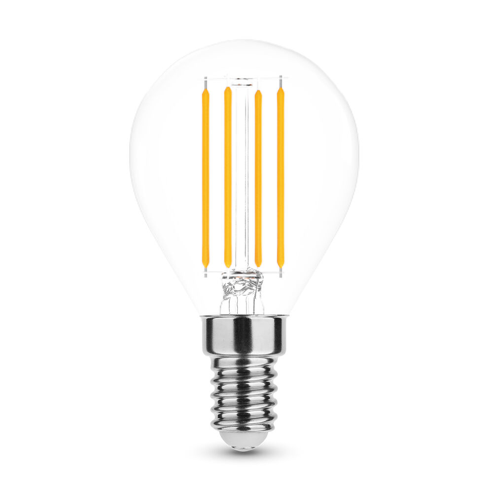 LED Filament lamp – E14 G45 4W – 2700K warm wit licht