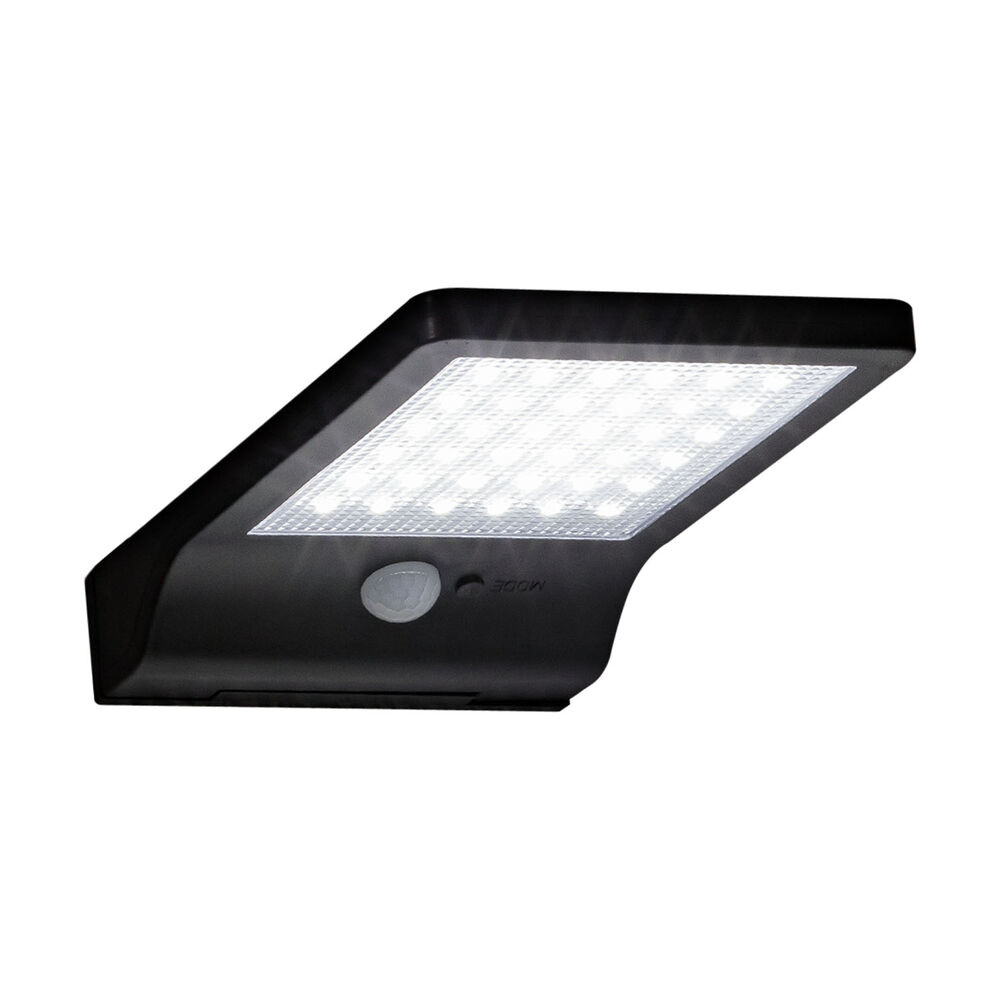 LED Solar wandlamp met sensor – 6000K daglicht wit – 300 Lumen – IP44