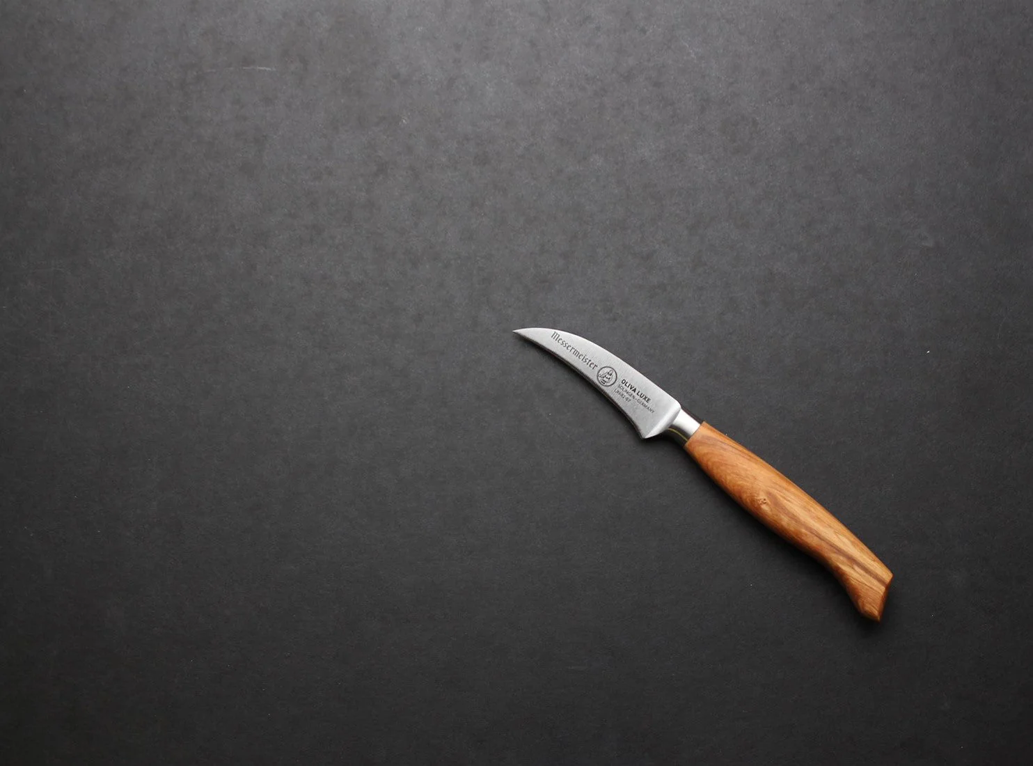 MESSERMEISTER serie OLIVA LUXE 7,5cm schil- garnerings-mes met olijfhouten heft