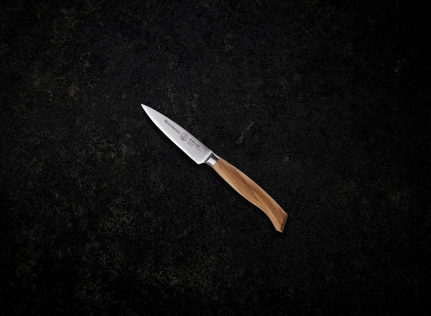 MESSERMEISTER serie OLIVA LUXE 9cm office mes met olijfhouten heft
