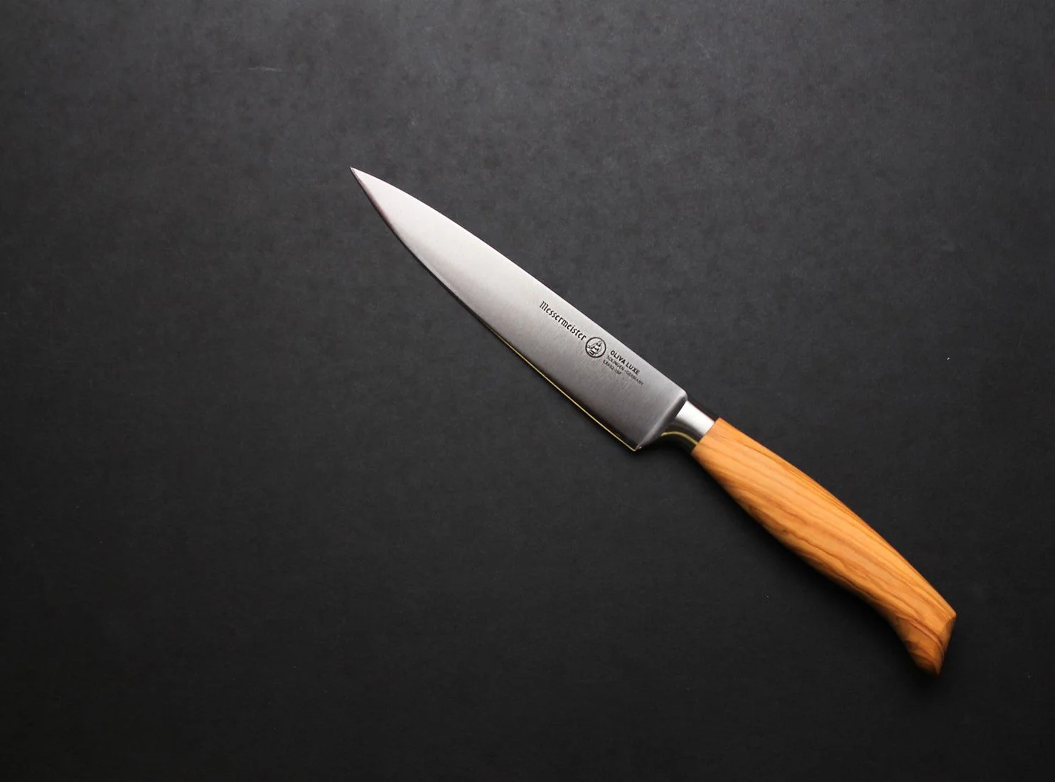 MESSERMEISTER serie OLIVA LUXE 16cm lemmet flexibel fileermes met olijfhouten heft