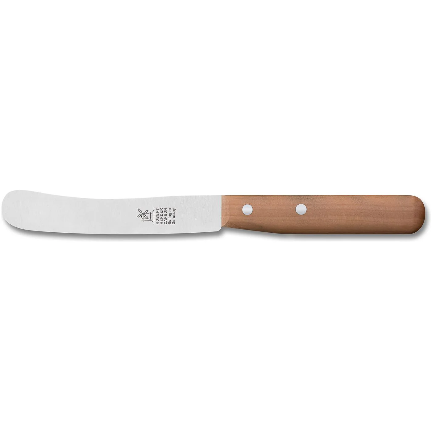 Ontbijtmes RVS 12 cm Buckels Perenhout