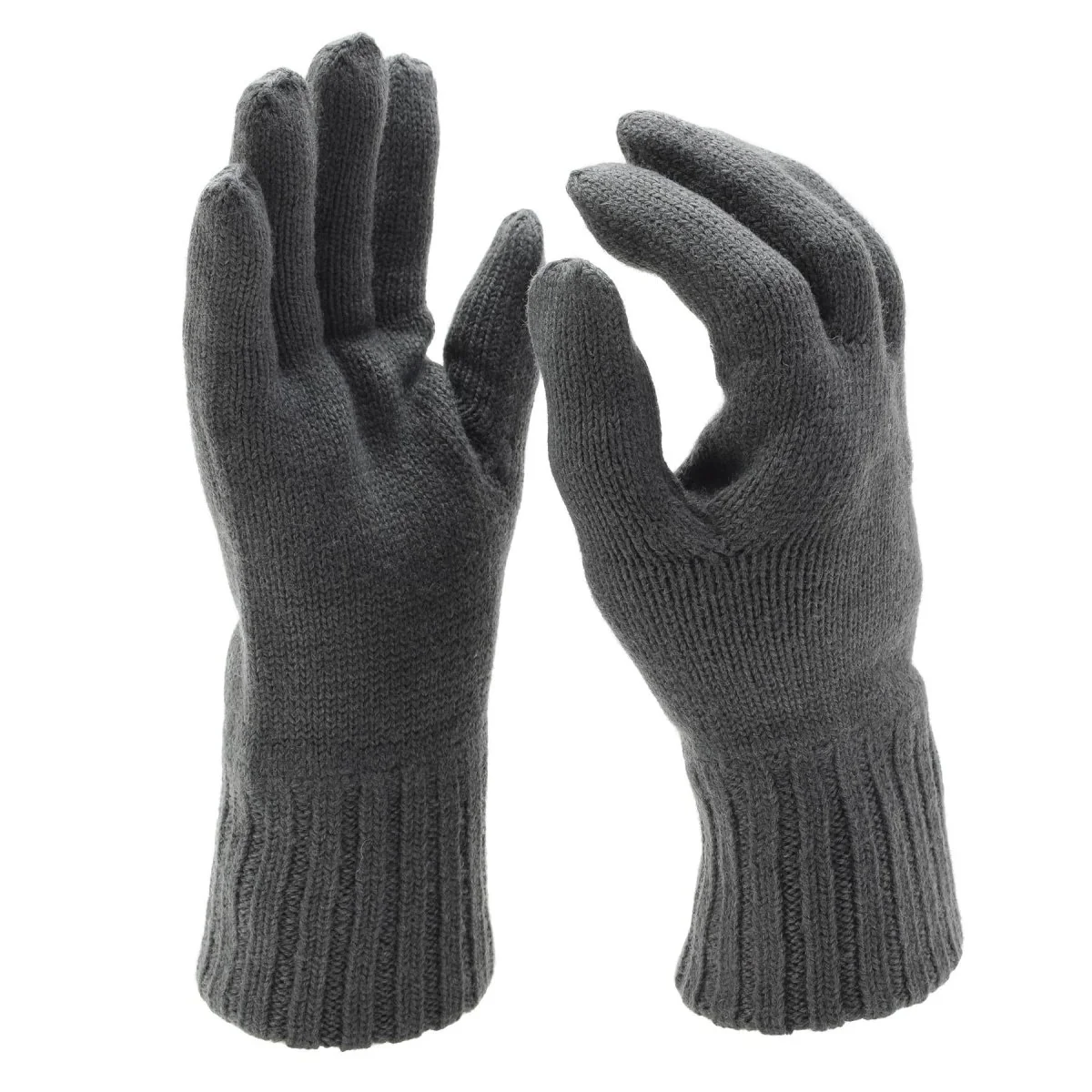 Originele Oostenrijkse militaire warmere wollen handschoenen grijs ademende winter nieuw