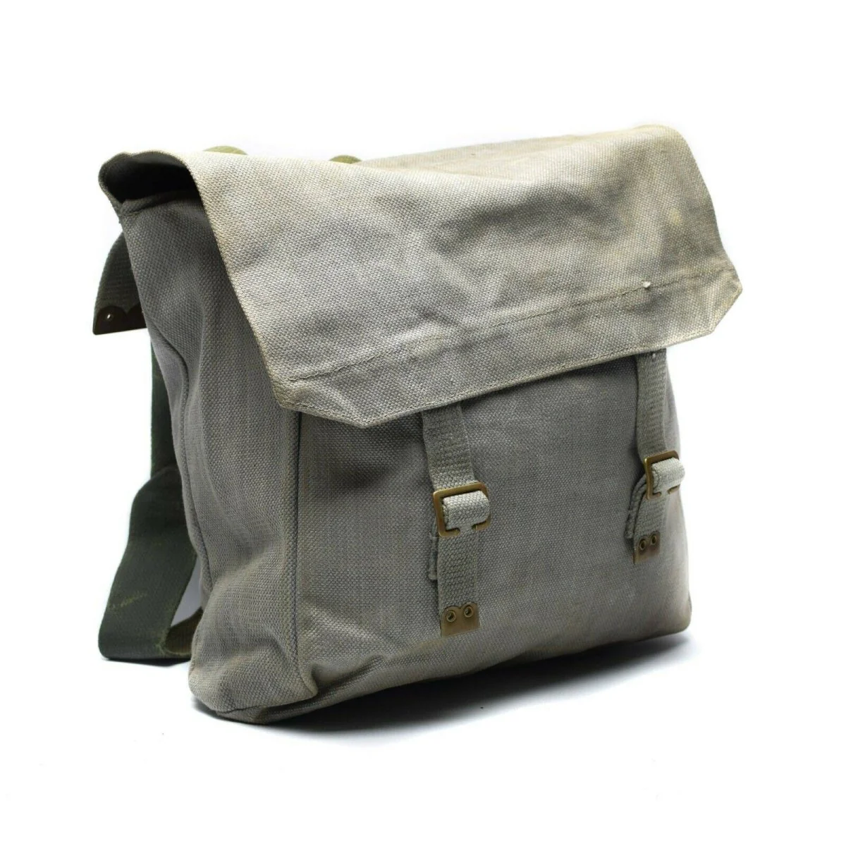 Origineel Brits leger M37 Haversack canvas grijs pack militaire grote zijtas