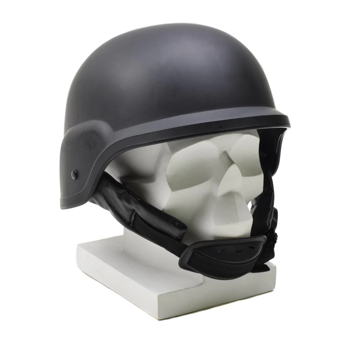 Originele Britse militaire zwarte plastic helm Mk7 tactische trainingsuitrusting nieuw