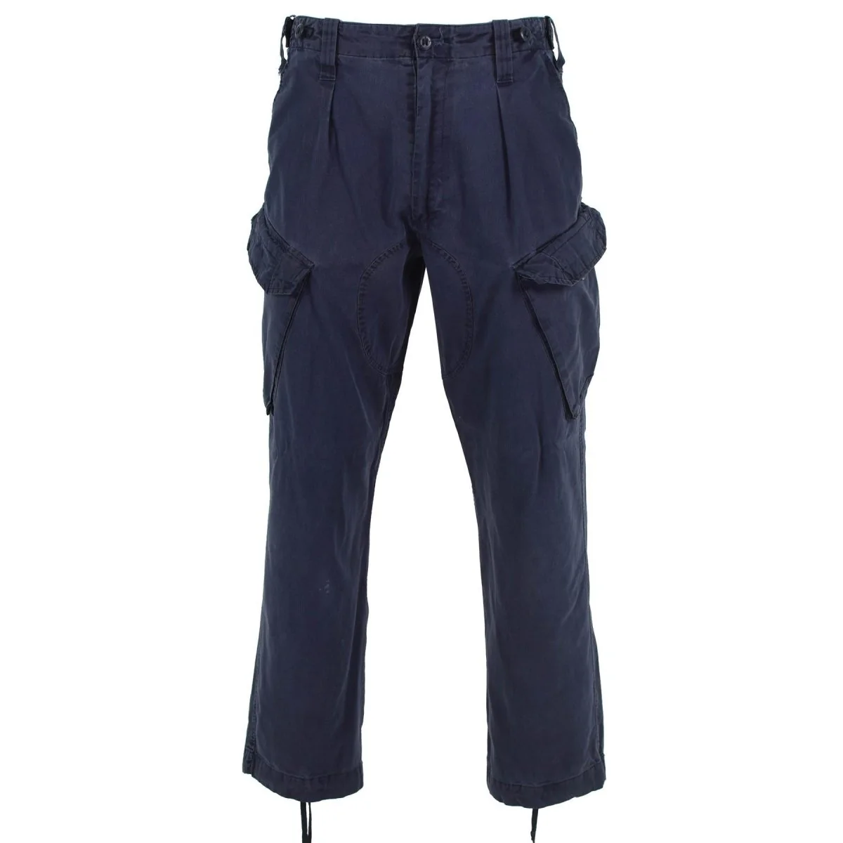 Originele Britse militaire vrachtbroek Royal Navy werkbroek Blauwe kleur