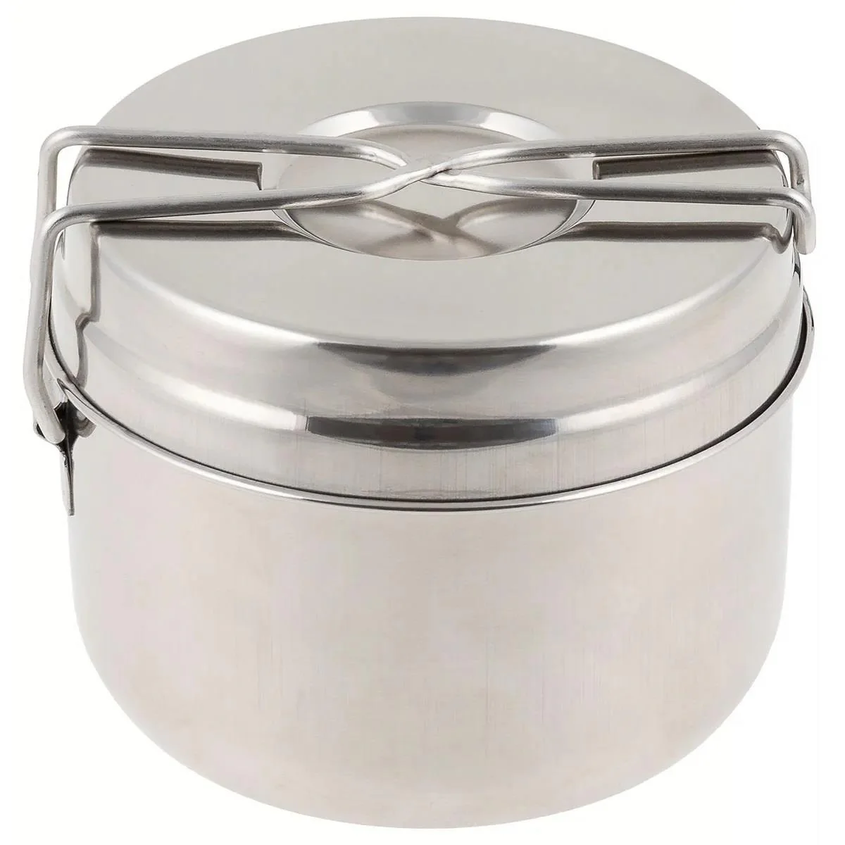 Originele Tsjechisch leger roestvrijstalen puinhoop tin set camping outdoor kookpot pan