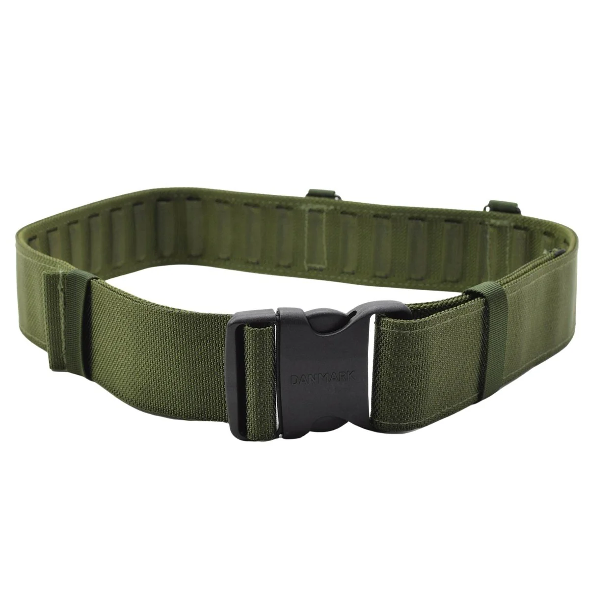 Origineel Deens leger tactische riem olijf verstelbaar veld webbing gevechten nieuw