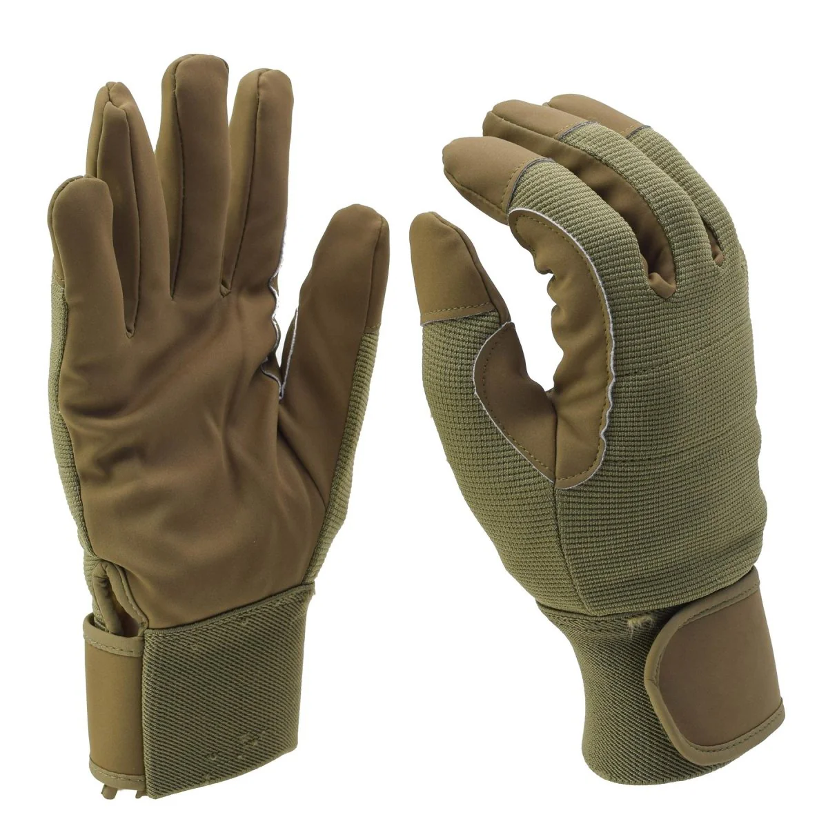 Originele Deense Militaire Tactische Handschoenen Winter Polykatoen Geïsoleerd Zandbruin