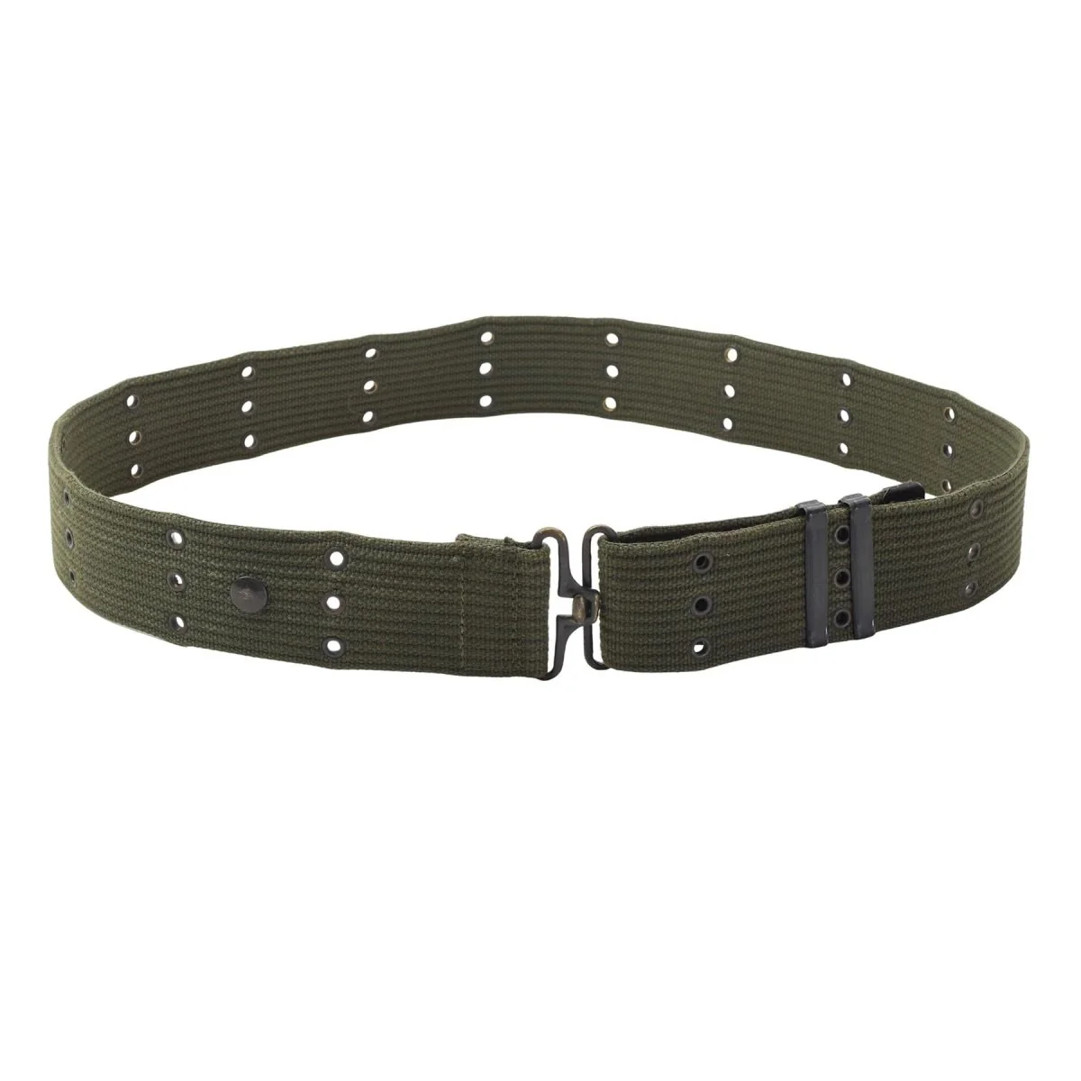 Originele Nederlandse Leger Tactische Riem Nylon Gatkoppeling Militair Surplus Olijf