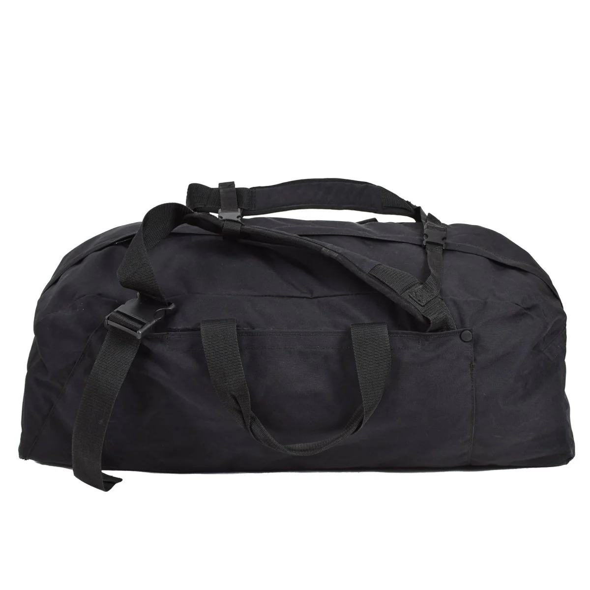 Originele Nederlandse militaire duffle sportkleding tas reizen rugzak rugzak zwart