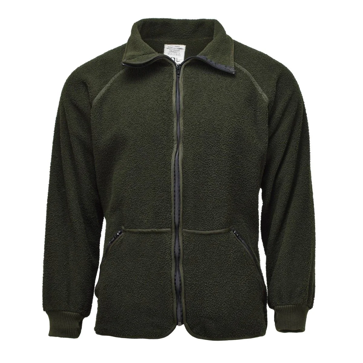 Originele Nederlandse militaire fleece jas Warm zacht thermisch koude weerskleding