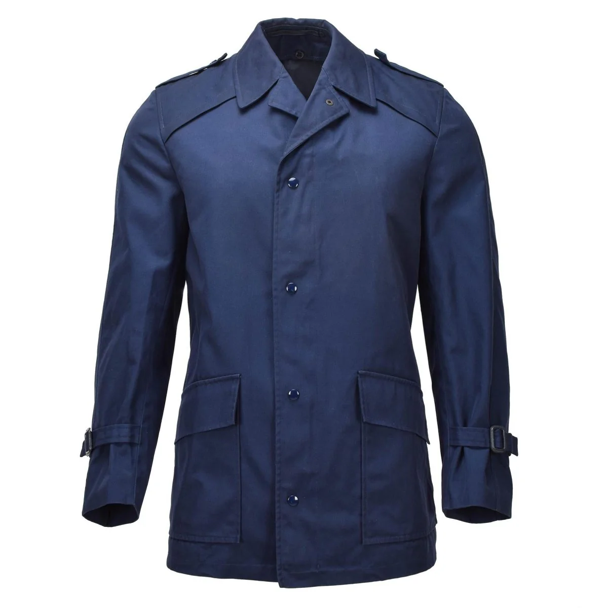 Origineel Nederlandse Militaire Parka Fleece Gevoerd Koud Weer Legerjack Blauw