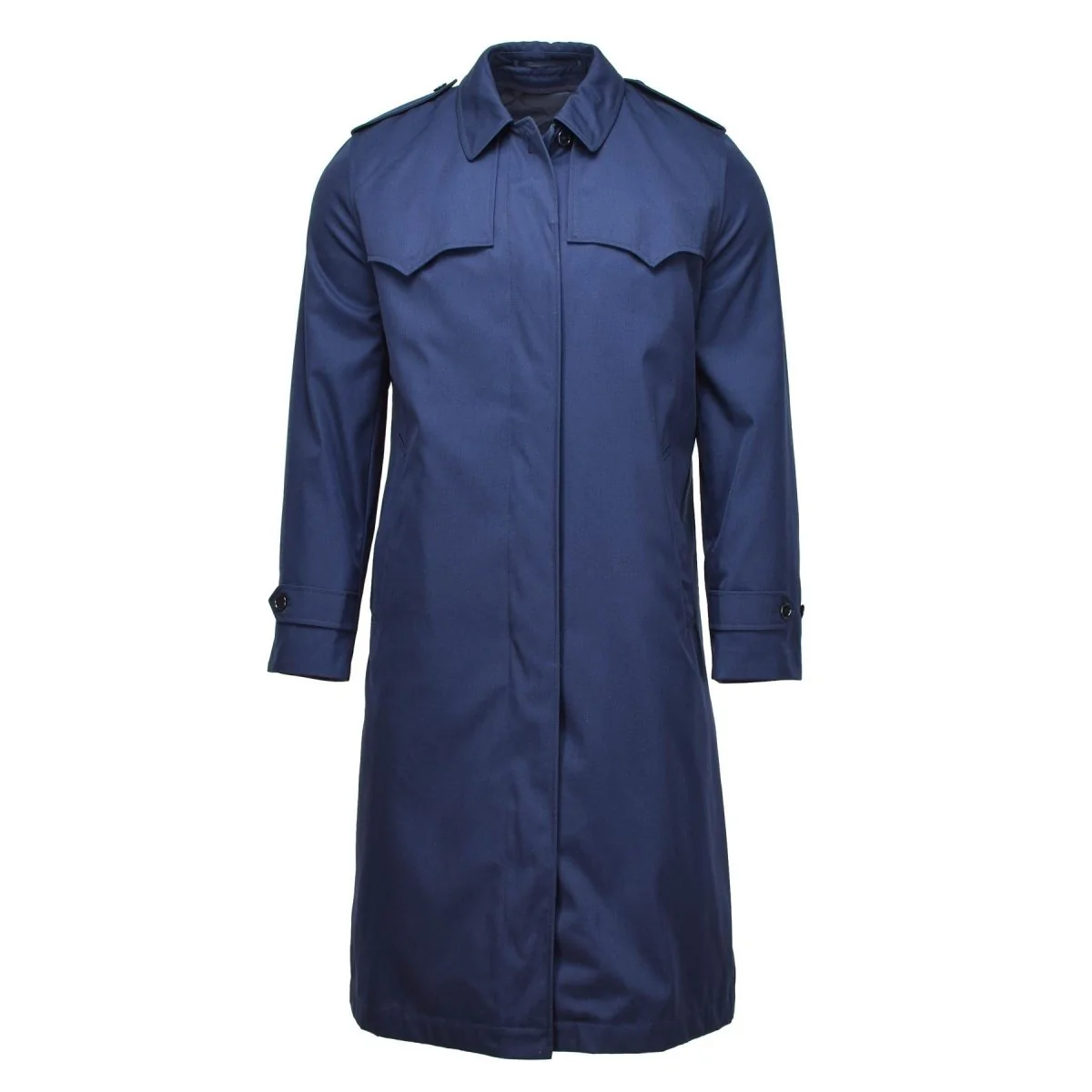 Originele Nederlandse militaire dames trench jas vast blauwe regenjas gewatteerde voering