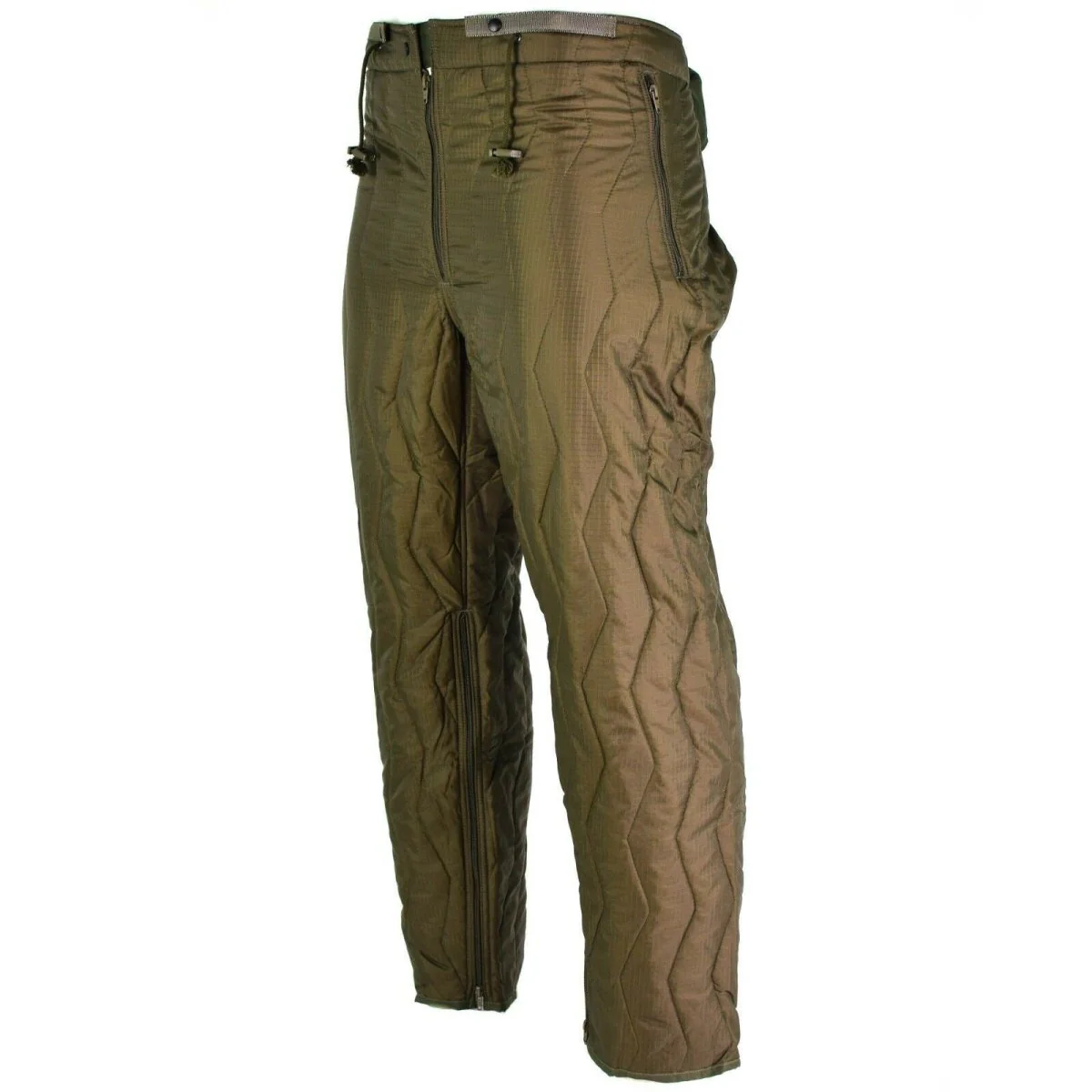 Origineel Duits leger gewatteerde broek voering broek innerlijke warmere thermische winter od
