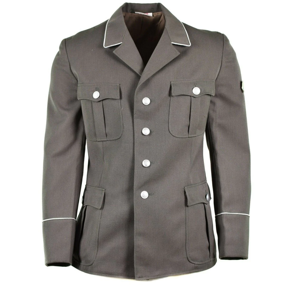Originele Duitse NVA -leger jurk Jacket Officier formeel uniform grijs militair nieuw